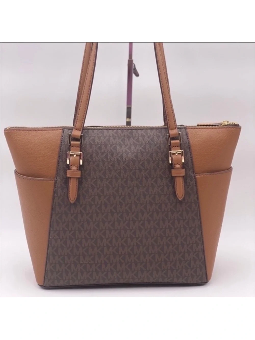 Michael Kors Charlotte Top-Zip Tote Bag